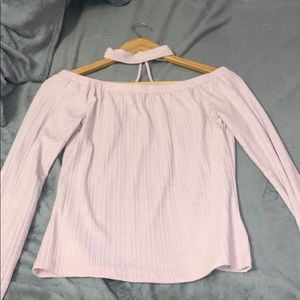 *ON HOLD* Off the Shoulder Choker Top